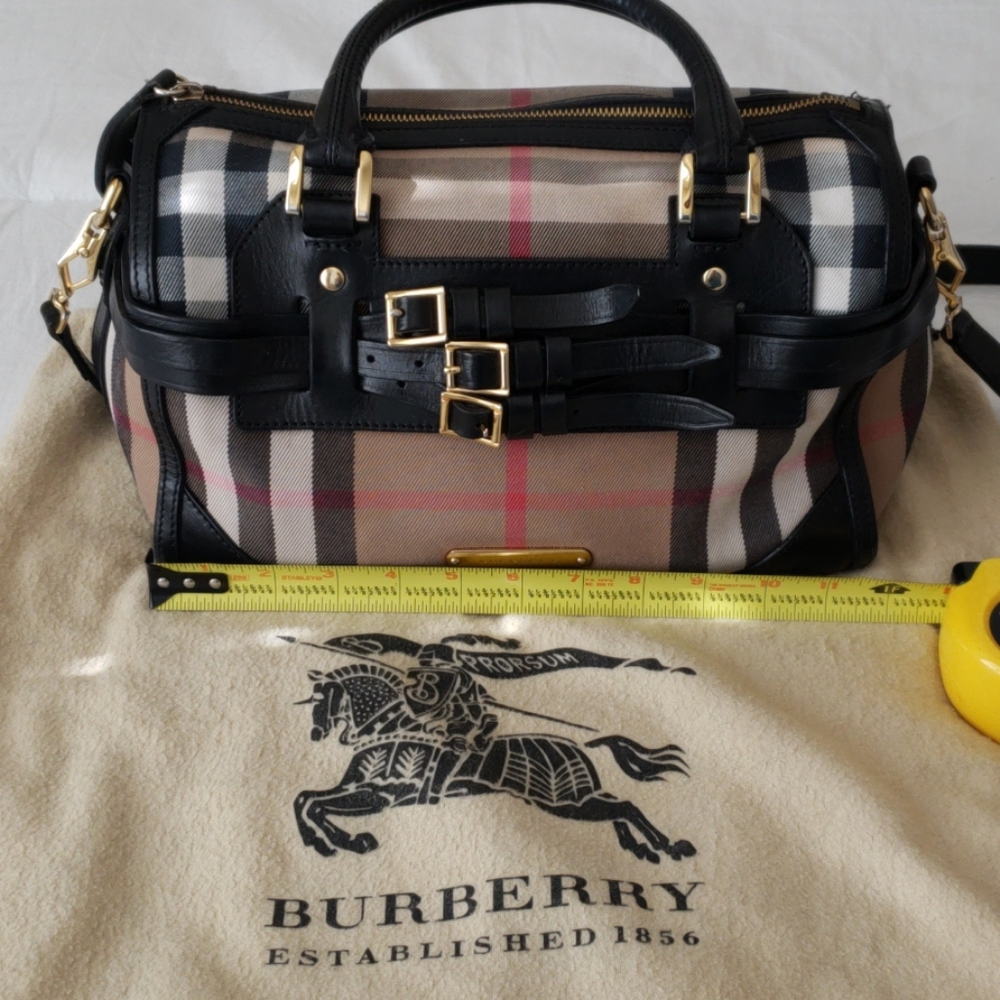 Authentic Burberry Alchester House Check Bridle